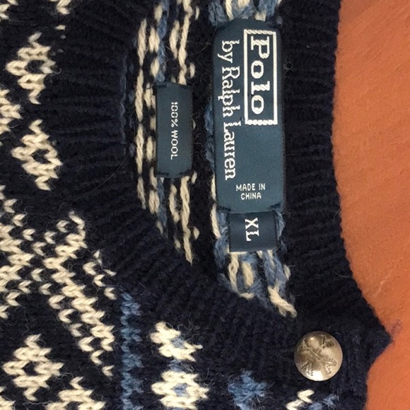 Polo 100% Wool Sweater - Picture 2 of 2
